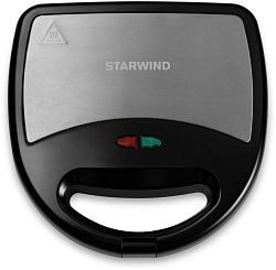 Сэндвичница Starwind SSW2346 750Вт черный/серебристый