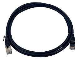 Патч-корд Buro BU-7-2M STP 4 пары cat.7 CCA molded 2м черный RJ-45 (m)-RJ-45 (m)
