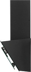 Вытяжка каминная Krona Liva 600 PB черный управление: кнопочное (1 мотор)
