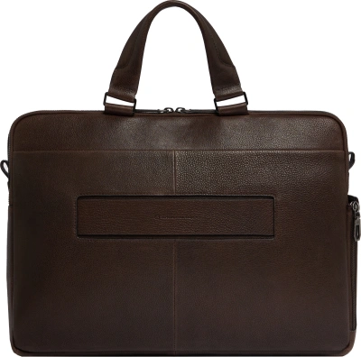 Деловая сумка Piquadro Hedley CA6026W130/TM с отделением для ноутбука темно-коричневый натур.кожа