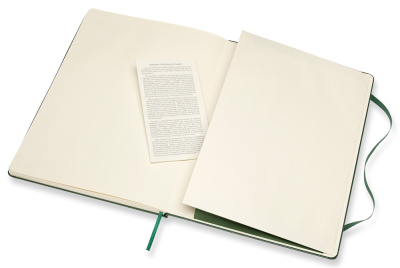 Блокнот Moleskine CLASSIC QP090K15 XLarge 190х250мм 192стр. линейка твердая обложка зеленый