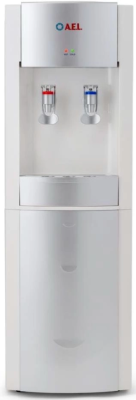 Кулер AEL LD-AEL-28 напольный электронный белый/серебристый