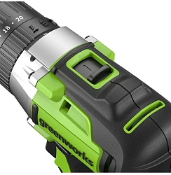 Дрель-шуруповерт Greenworks GD24DD60 аккум. патрон:быстрозажимной (3704107CUB)