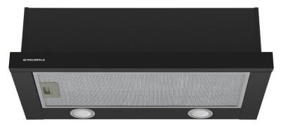 Вытяжка встраиваемая Maunfeld VS Light 60 черный управление: кулисные переключатели (1 мотор)