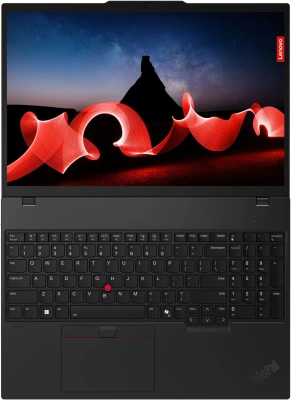 Ноутбук Lenovo ThinkPad T16 G3 Core Ultra 7 155U 16Gb SSD1Tb Intel Graphics 16" IPS WUXGA (1920x1200) Windows 11 Pro 64 black WiFi BT Cam (21MQS5X000)