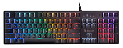 Клавиатура A4Tech S510NP механическая черный USB for gamer LED (S510NP (PUDDING BLACK)) кабель 1.8м