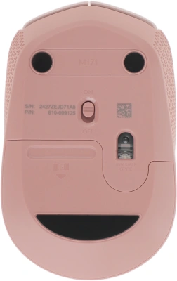 Мышь Logitech M171 розовый оптическая 1000dpi беспров. USB для ноутбука 2but (910-006865)