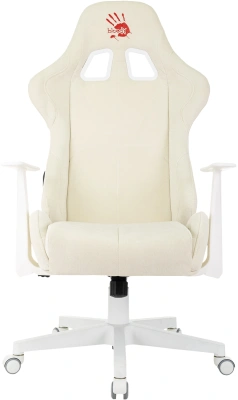 Кресло игровое A4Tech Bloody GC-570 белый сиденье белый с подголов. крестов. пластик пластик белый