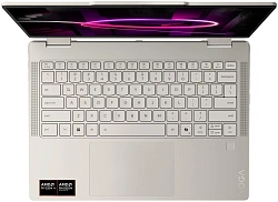 Ноутбук Lenovo Yoga 7 2-in-1 14AGP11 Ryzen AI 7 445 24Gb SSD512Gb AMD Radeon 840M 14" OLED Touch WUXGA (1920x1200) Windows 11 Home beige WiFi BT Cam (83TD0083RK)