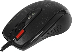 Мышь A4Tech V-Track F5 черный/рисунок оптическая 3000dpi USB 6but