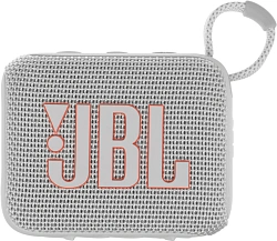 Колонка порт. JBL GO 4 белый 4.2W 1.0 BT 850mAh (JBLGO4WHT)