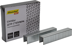 Скобы для степлера 23/15 Silwerhof DAILY оцинкованные кор.карт. (упак.:1000шт.)