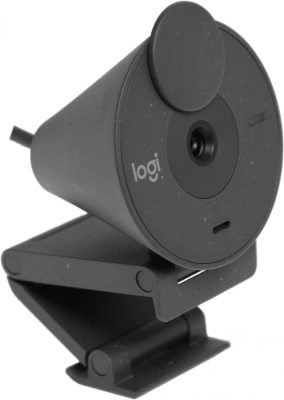 Камера Web Logitech HD Webcam Brio 300 черный 2Mpix (1920x1080) USB Type-C с микрофоном (960-001436)