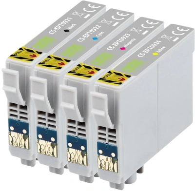 Картридж струйный Cactus CS-EPT0925 T0925 черный/голубой/пурпурный/желтый набор (27.8мл) для Epson Stylus C91/CX4300/T26/T27/TX106/TX109/TX117/TX119