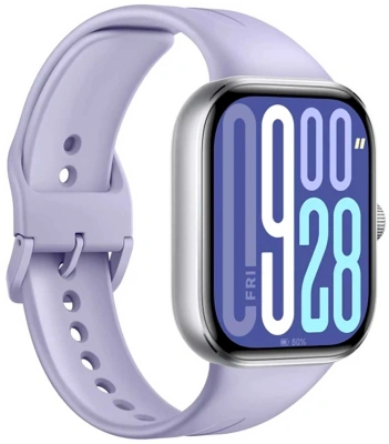 Смарт-часы Xiaomi Redmi Watch 5 2.07" AMOLED корп.серебристый рем.фиолетовый разм.брасл.:135-205мм (BHR9388GL)