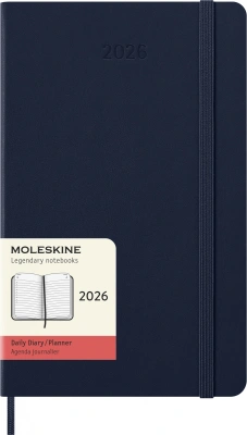 Ежедневник Moleskine CLASSIC Large 130х210мм 400стр. синий сапфир