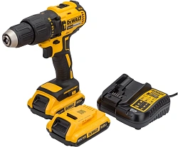 Дрель-шуруповерт DeWalt DCD778D2T-QW 340Вт аккум. патрон:быстрозажимной