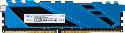 Память DDR4 16Gb 3200MHz Netac NTSDD4P32SP-16B Shadow RTL PC4-25600 CL16 DIMM 288-pin 1.35В с радиатором Ret