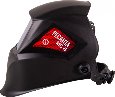 Маска сварщика Ресанта МС-6 филь.:хамел. см.экр.90x35мм черный (65/60)