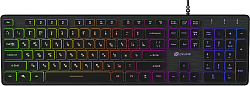 Клавиатура Оклик 550ML черный USB slim Multimedia LED (1061617)
