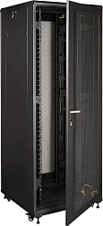 Шкаф серверный Lanmaster (TWT-CBB-47U-8X10-P1) напольный 47U 800x1000мм пер.дв.перфор. задн.дв.перфор.2-хст. 2 бок.пан. 800кг черный 926мм 131.2кг 2277мм IP20 металл