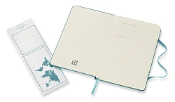 Блокнот Moleskine CLASSIC MM710B35 Pocket 90x140мм 192стр. линейка твердая обложка голубой