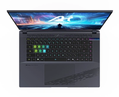 Ноутбук Gigabyte Aorus 16X Core i7 13650HX 16Gb SSD1Tb NVIDIA GeForce RTX4060 8Gb 16" IPS QHD+ (2560x1600) Windows 11 Home grey WiFi BT Cam (9KG-43KZC54SH)