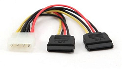 Кабель Premier 6-096-SATA-PSY Molex 8981 SATA SATA 0.15м (пакет)