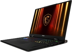 Ноутбук MSI Vector 18 HX AI A2XWHG-891XRU Ultra 9 275HX 32Gb SSD1Tb NVIDIA GeForce RTX5070Ti 12Gb 18" IPS QHD+ (2560x1600) FreeDOS grey space WiFi BT Cam (9S7-1824B4-891)