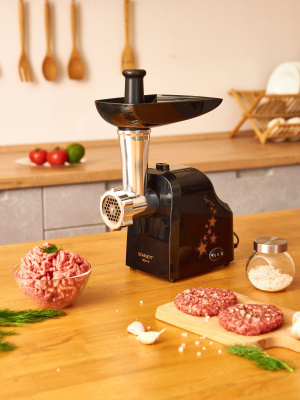 Мясорубка Scarlett Золотая коллекция SC-MG45M30 1800Вт черный