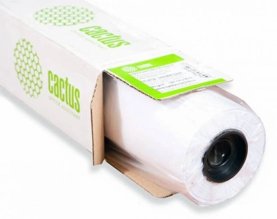 Бумага Cactus CS-LFP80-1067457 42"(A0+) 1067мм-45.7м/80г/м2/белый CIE171% для струйной печати втулка:50.8мм (2")