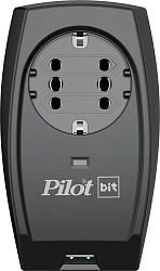 Сетевой фильтр Pilot Bit (USB) (1 розетка) черный (коробка)