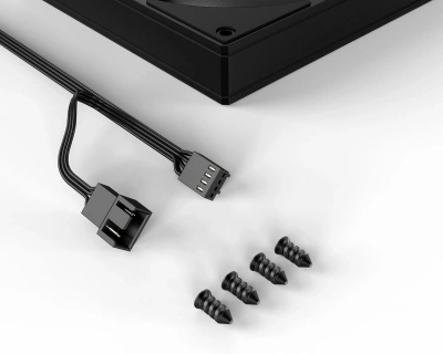 Вентилятор для корпуса ID-Cooling AS-120-K Trio 120х120x25 черный 4-pin 27.2дБ (упак.:3шт) Ret