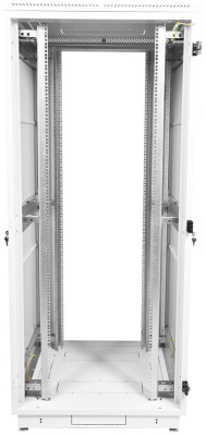 Шкаф серверный ЦМО (ШТК-М-42.8.10-48АА) напольный 42U 800x1000мм пер.дв.перфор. задн.дв.перфор.2-хст. 2 бок.пан. направл.под закл.гайки 710кг серый 855мм 129.15кг 180град. 2030мм IP20 сталь