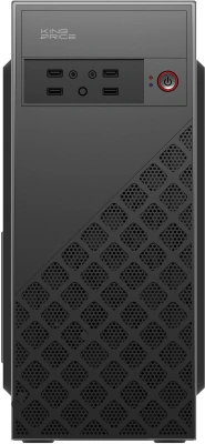 Корпус KingPrice KPCC-MD203 черный без БП ATX 1x80mm 3x120mm 2xUSB2.0 audio