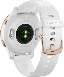 Смарт-часы Garmin Venu 2S AMOLED корп.розовое золото рем.белый разм.брасл.:110-175мм (010-02429-13)