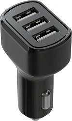 Автомобильное зар./устр. Wiiix UCC-5-3-01-QC-ANT 2.1A (QC) 3xUSB универсальное черный