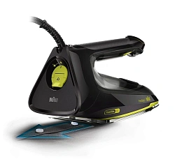 Утюг Braun FreeStyle 7 FI7255GR 2000Вт черный/зеленый