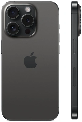 Смартфон Apple A3104 iPhone 15 Pro 512Gb черный титан моноблок 3G 4G 2Sim 6.1" 1179x2556 iOS 17 48Mpix 802.11 a/b/g/n/ac/ax NFC GPS GSM900/1800 TouchSc Protect