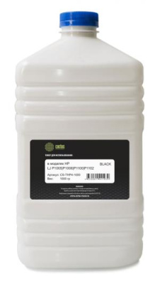 Тонер Cactus CS-THP4-1000 черный флакон 1000гр. для принтера CB436A/CE278A/CE285A/CF283A/CF244A/CF283X (для OEM)