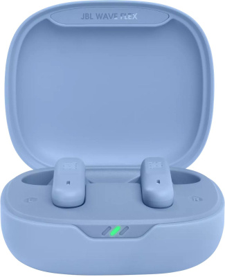Гарнитура вкладыши JBL Wave Flex синий беспроводные bluetooth в ушной раковине (JBLWFLEXBLU)