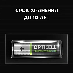 Аккумулятор Opticell Turbo 6080004 AAA NiMH 970mAh (4шт) блистер