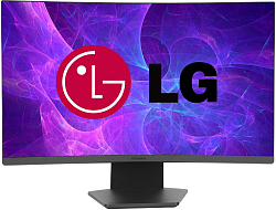 Монитор LG 27" UltraGear 27GS60QC-B фиолетовый VA LED 16:9 HDMI матовая 300cd 178гр/178гр 2560x1440 180Hz FreeSync DP 2K 4.8кг