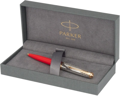 Ручка шариков. Parker 51 Premium (CW2169073) Red Rage GT M черн. черн. подар.кор.