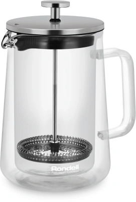 Френч-пресс Rondell Eletto RDS-1824 1л прозрачный