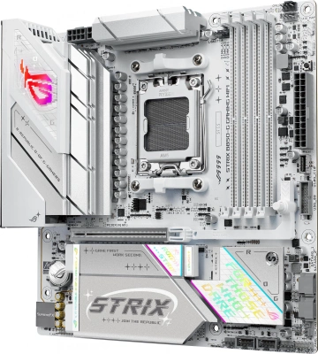 Материнская плата Asus ROG STRIX B850-G GAMING WIFI SocketAM5 AMD B850 4xDDR5 mATX AC`97 8ch(7.1) 2.5Gg RAID+HDMI+DP