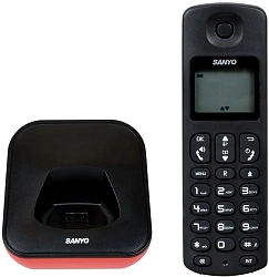 Р/Телефон Dect Sanyo RA-SD53RUR красный/черный АОН