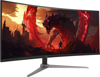 Монитор Acer 34" ED340CUS3bmiipx черный VA LED 1ms 21:9 HDMI M/M матовая 250cd 178гр/178гр 3440x1440 180Hz FreeSync Premium DP WQ HD 2K (1440p) 5.60кг