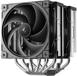 Устройство охлаждения(кулер) Deepcool AG620 G2 Soc-AM5/AM4/1200/1700/1851 серебристый/черный 4-pin 23.08-29.22dB Al+Cu 260W 1036gr Ret (R-AG620-BKNPMG2-G)