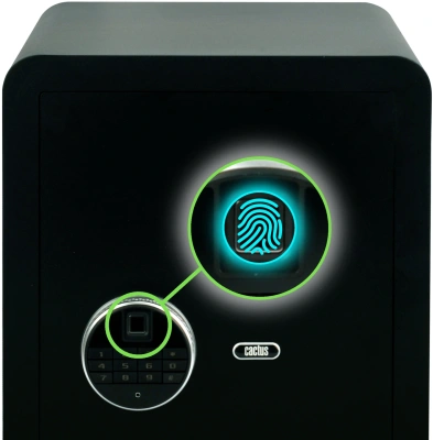 Сейф мебельный Cactus CS-SF-F50 взломостойкий 500x350x350мм электронный/ключевой/биометрический